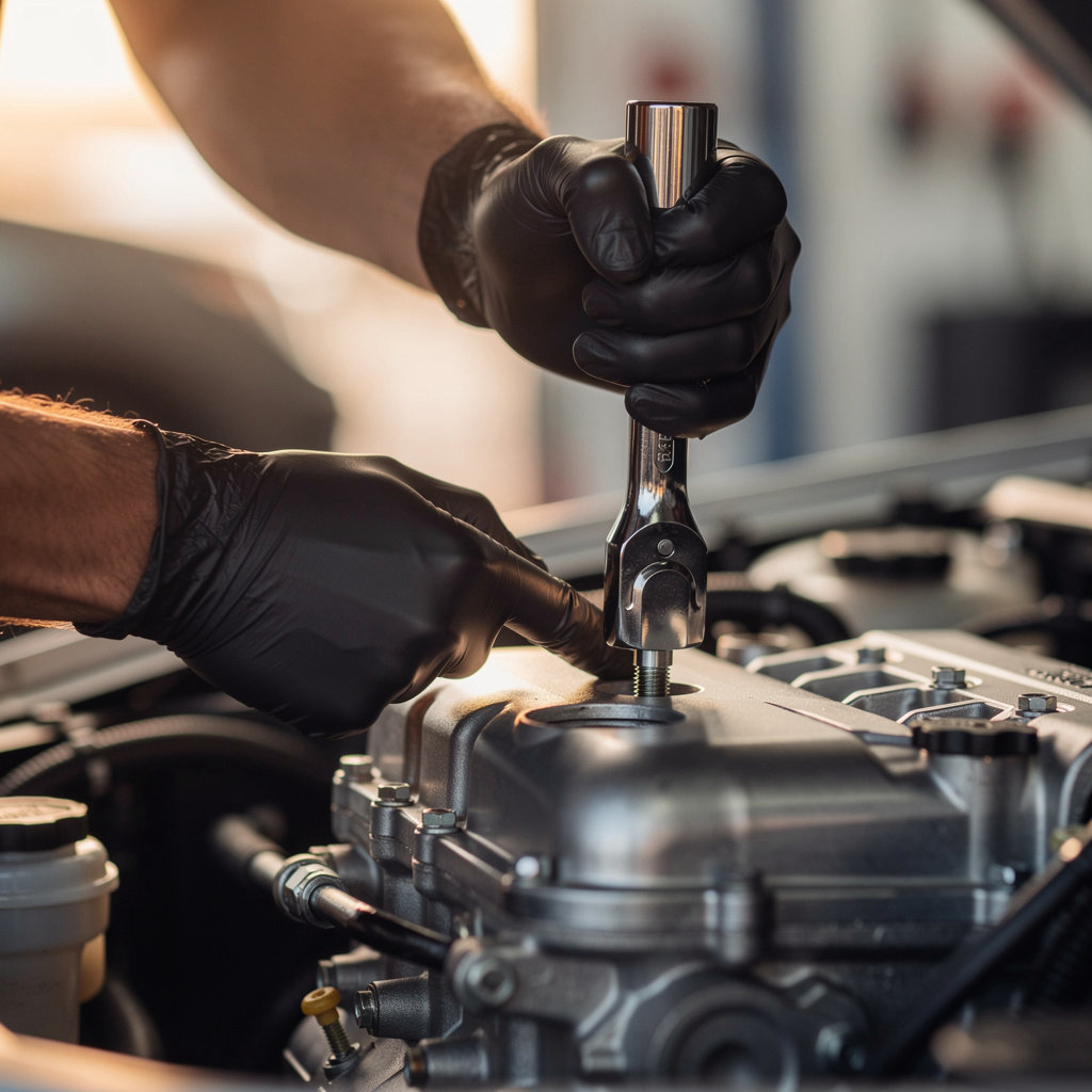 Trinidad Motors professional mechanic performing expert auto repair service in San Diego